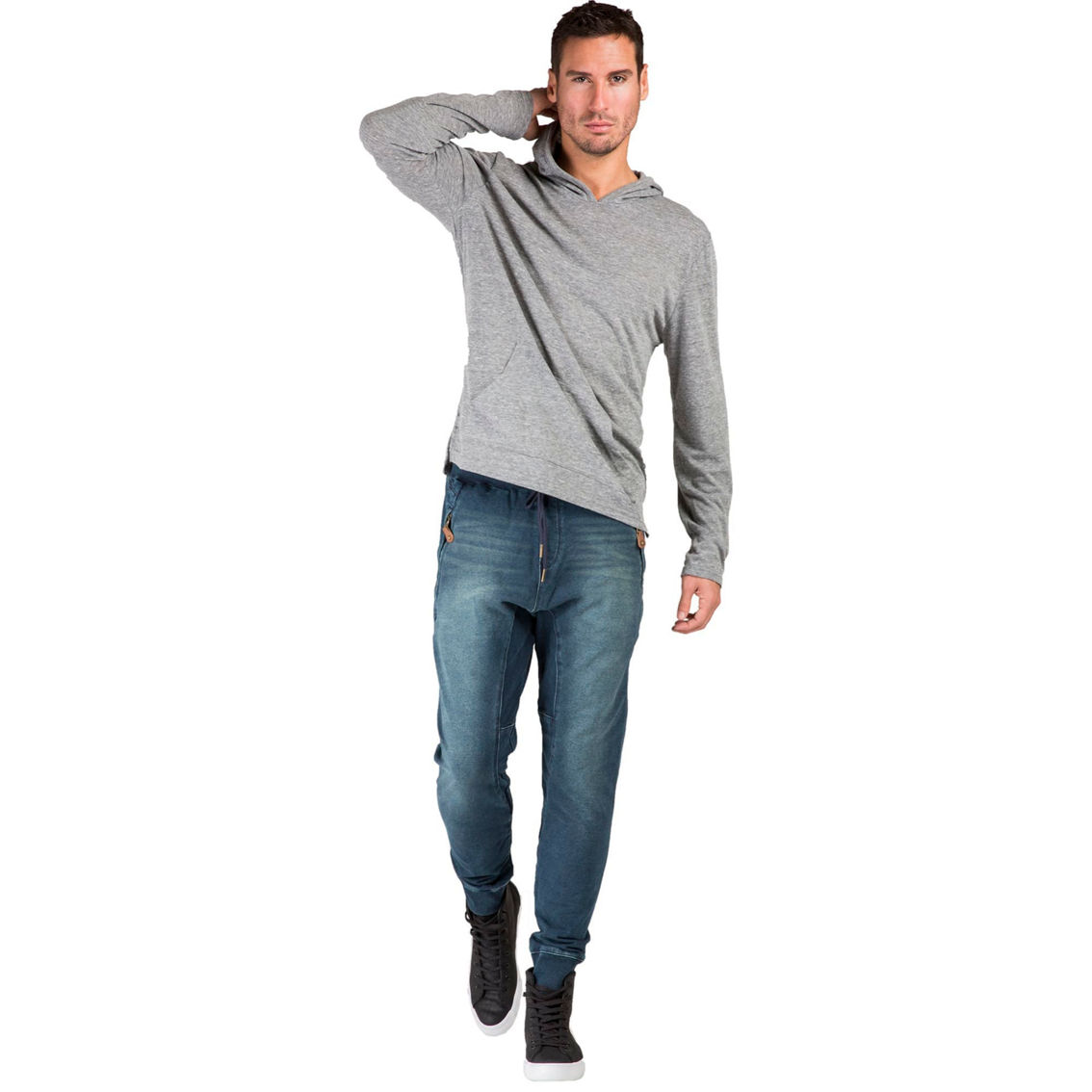 Level 7 Knit Denim Jogger Jeans | Jeans | Clothing & Accessories | Shop ...