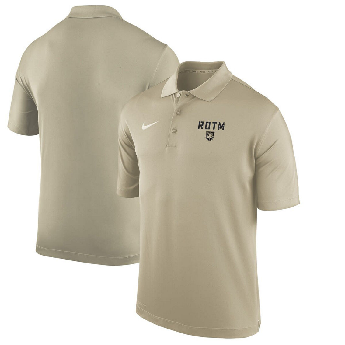 Nike Men's Tan Army Black Knights 2023 Rivalry Collection Varsity Performance Polo - Image 2 of 4