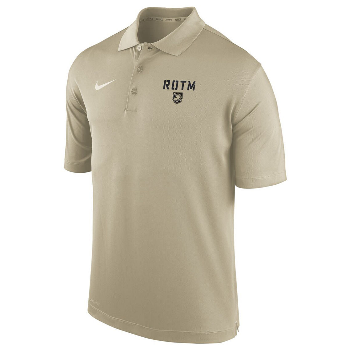 Nike Men's Tan Army Black Knights 2023 Rivalry Collection Varsity Performance Polo - Image 3 of 4