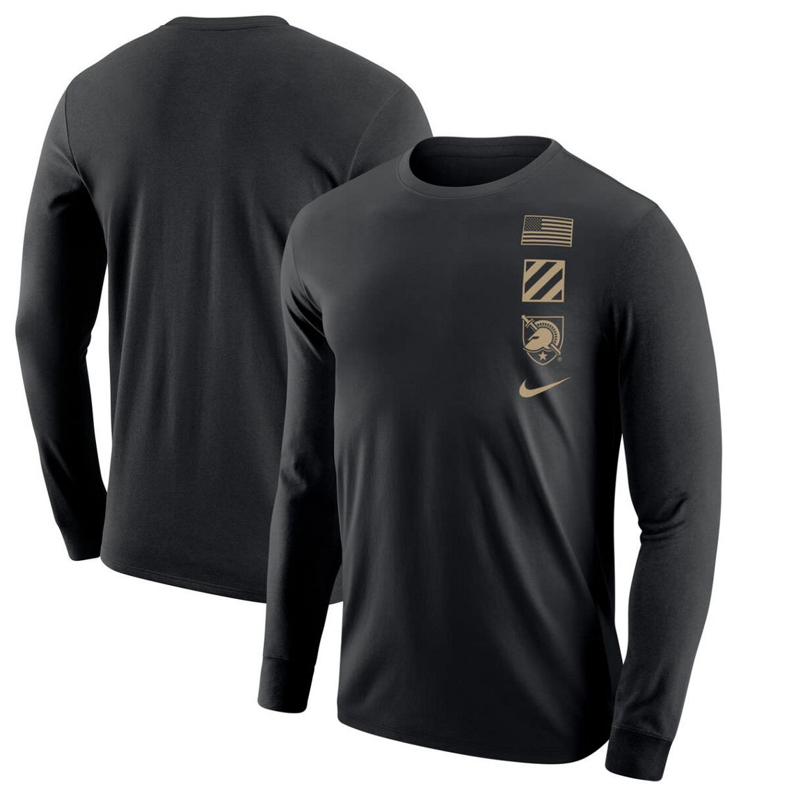 Nike Men's Black Army Black Knights 2023 Rivalry Collection Long Sleeve ...