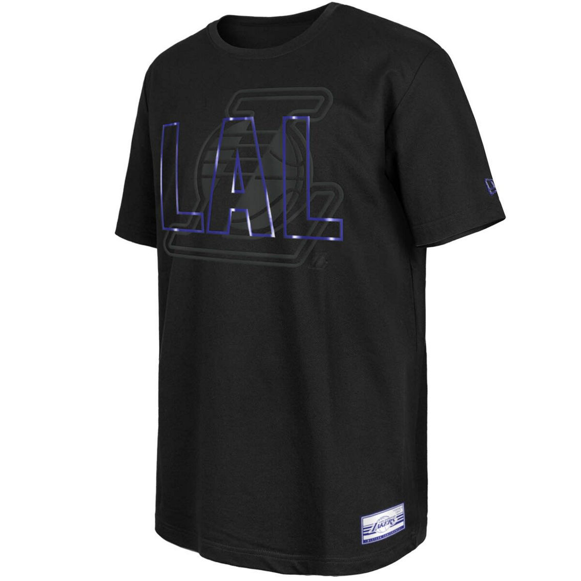 New Era Men's Black Los Angeles Lakers 2023/24 City Edition Elite Pack T-Shirt - Image 3 of 4
