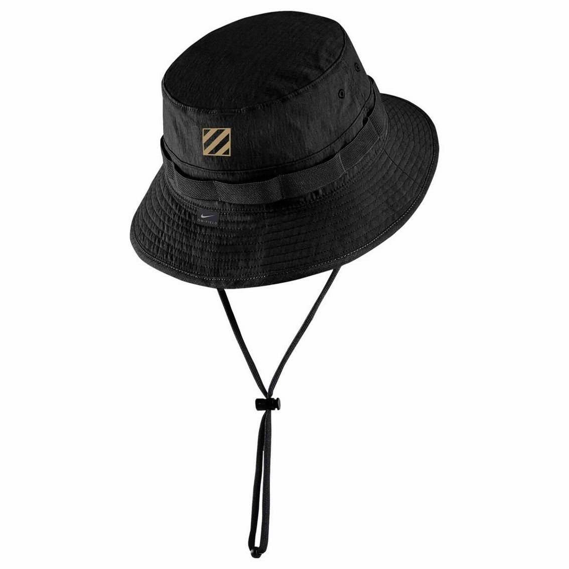 Nike Men's Black Army Black Knights 2023 Rivalry Collection Bucket Hat - Image 2 of 2