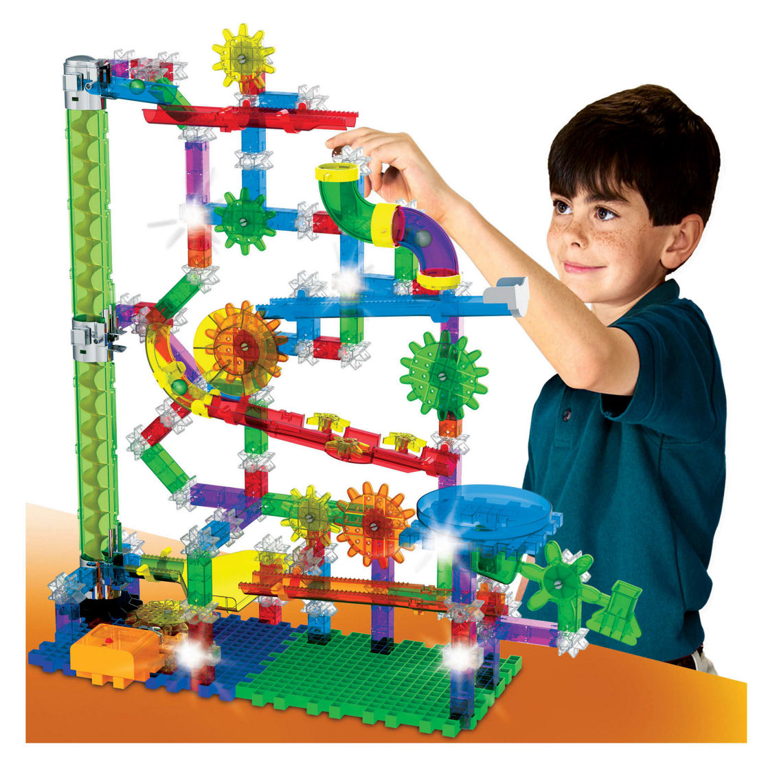 The Learning Journey Techno Gears Marble Mania - Extreme Glo: 200+ Pcs - Image 5 of 5