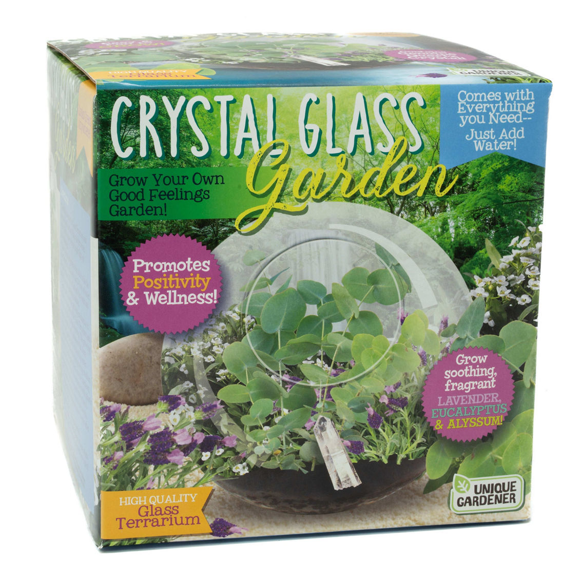Unique Gardener Glass Terrarium - Crystal Glass Garden - Image 2 of 5