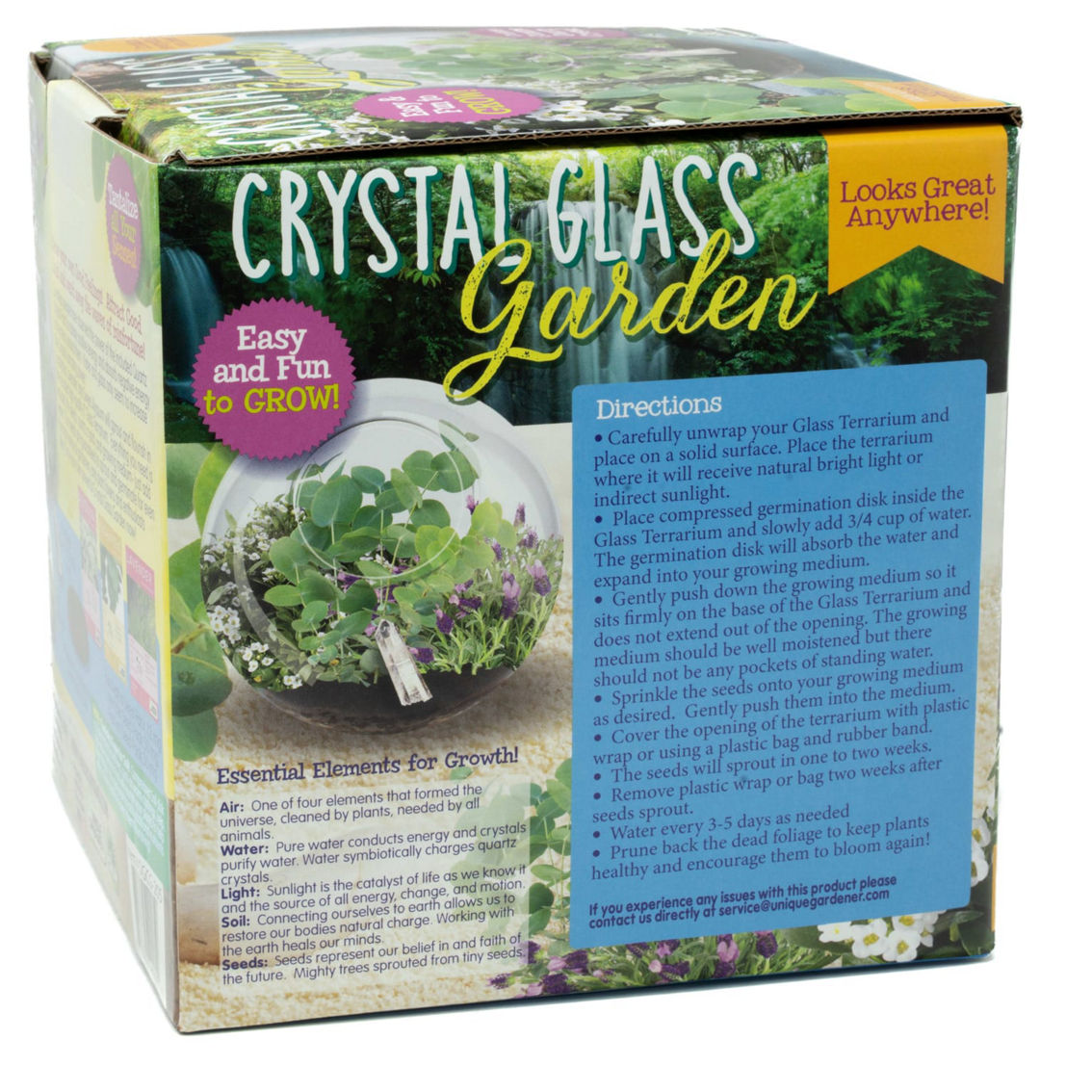 Unique Gardener Glass Terrarium - Crystal Glass Garden - Image 4 of 5
