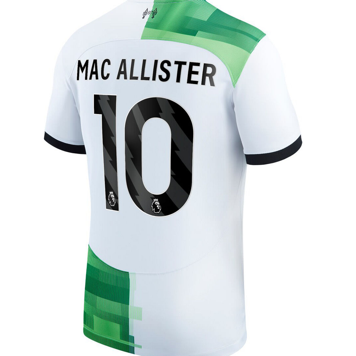 Nike Men's Alexis Mac Allister White Liverpool 2023/24 Away Replica Player Jersey - Image 4 of 4