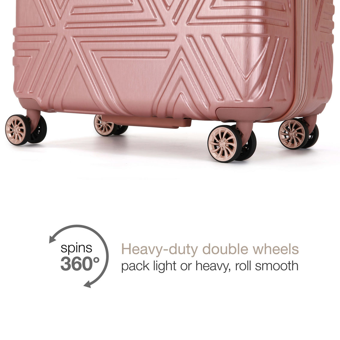 BADGLEY MISCHKA Contour 3 Piece Expandable Spinner Luggage Set - Image 3 of 5