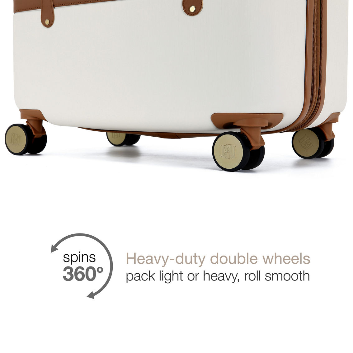 BADGLEY MISCHKA Grace 3 Piece Expandable Retro Luggage Set - Image 3 of 5