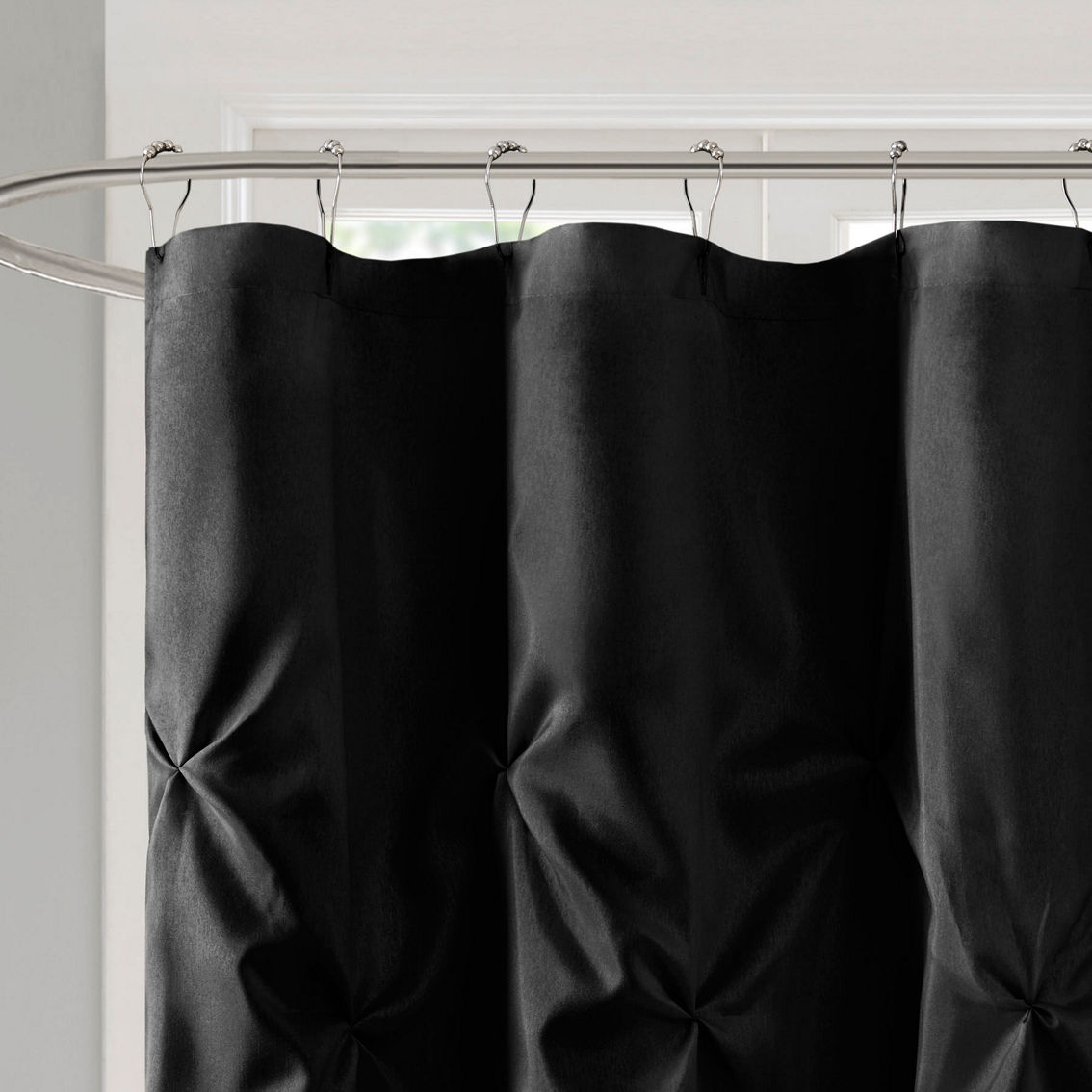 Madison Park Vivian Tufted Semi-Sheer Shower Curtain - Image 2 of 3