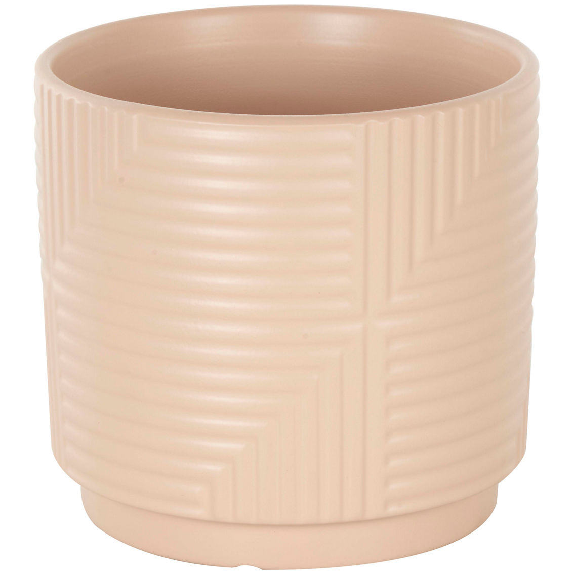 Morgan Hill Home Modern Pink Ceramic Planter Set - Image 3 of 5