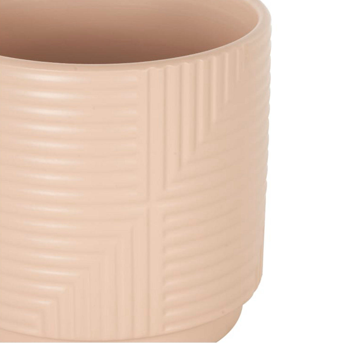 Morgan Hill Home Modern Pink Ceramic Planter Set - Image 4 of 5