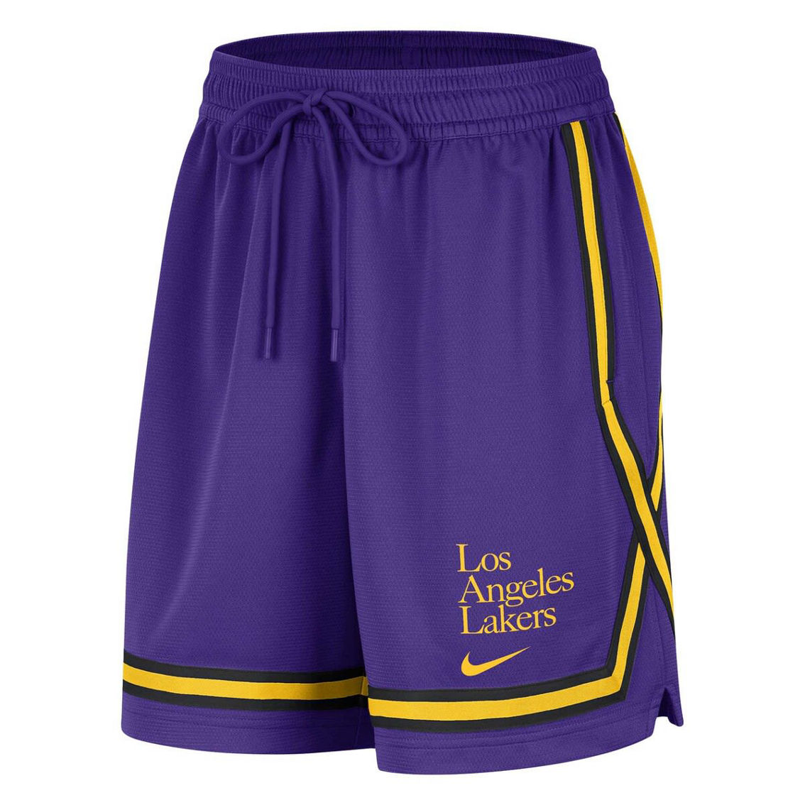 Nike Women's Purple Los Angeles Lakers Authentic Crossover Fly Performance Shorts - Image 3 of 4