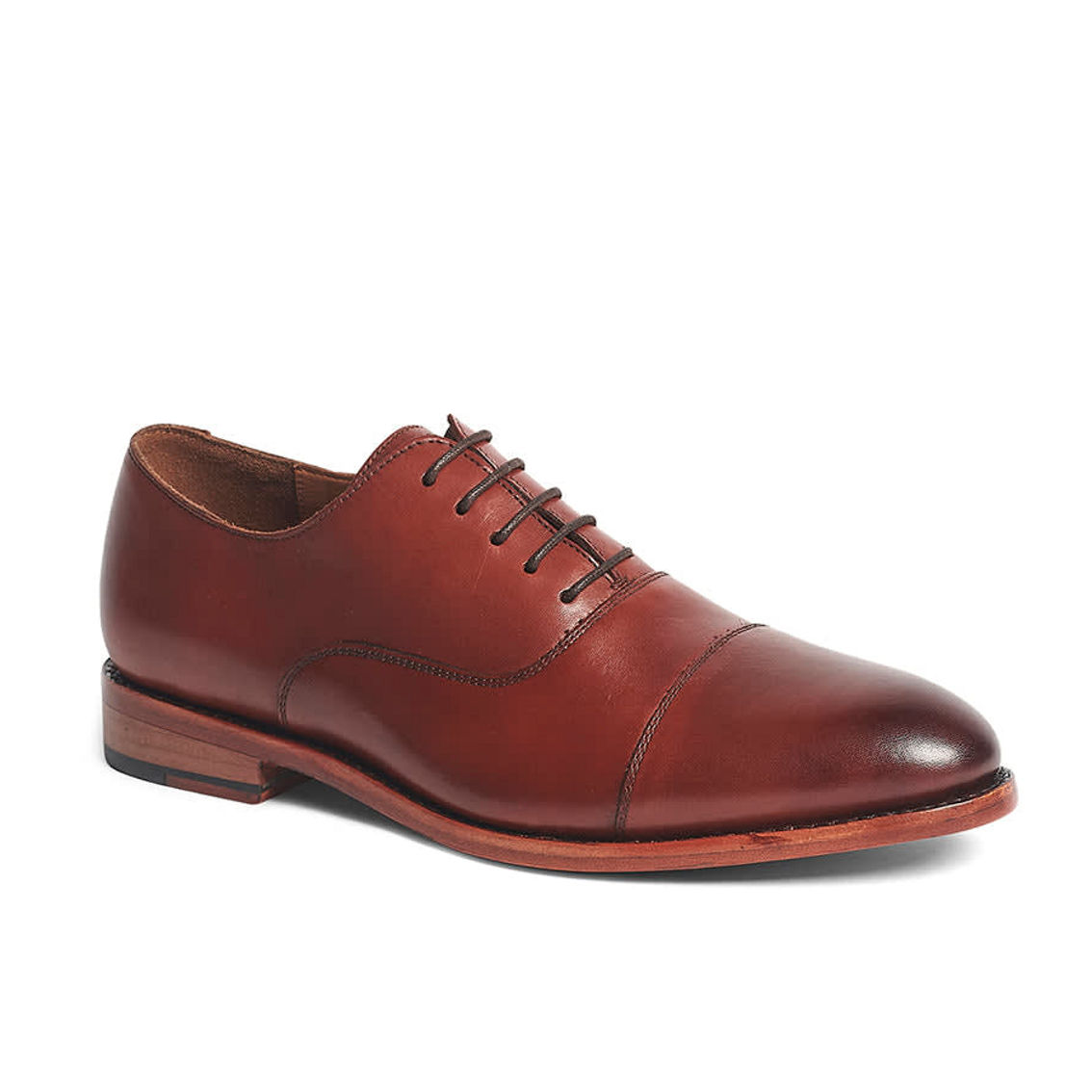 Anthony Veer Mens Clinton Cap-Toe Goodyear Welt Oxford Lace-up Dress Shoe - Image 2 of 5