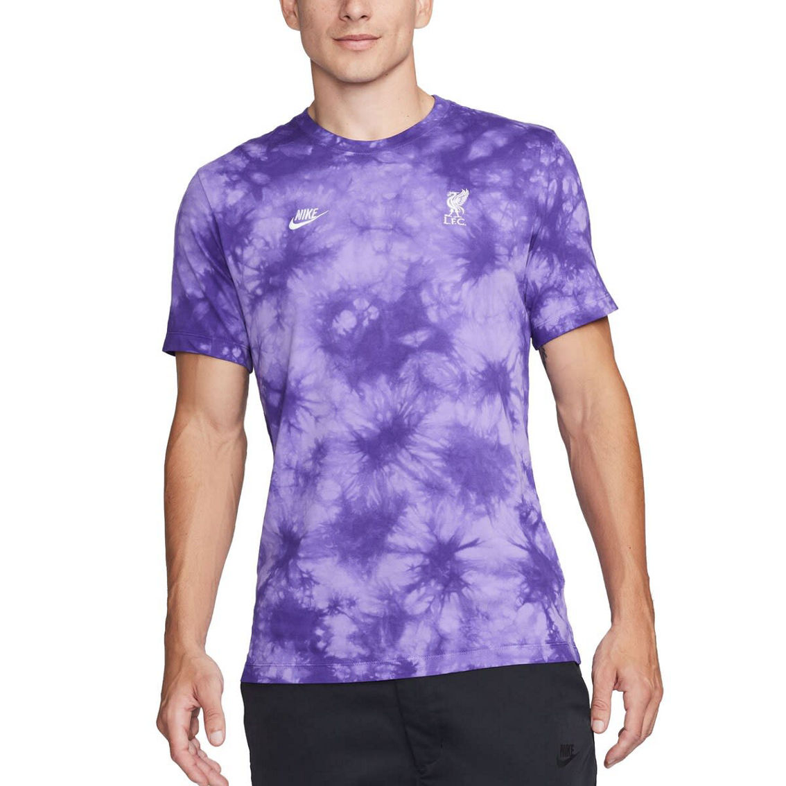 Nike Men's Purple Liverpool Club Essential T-Shirt - Image 2 of 3