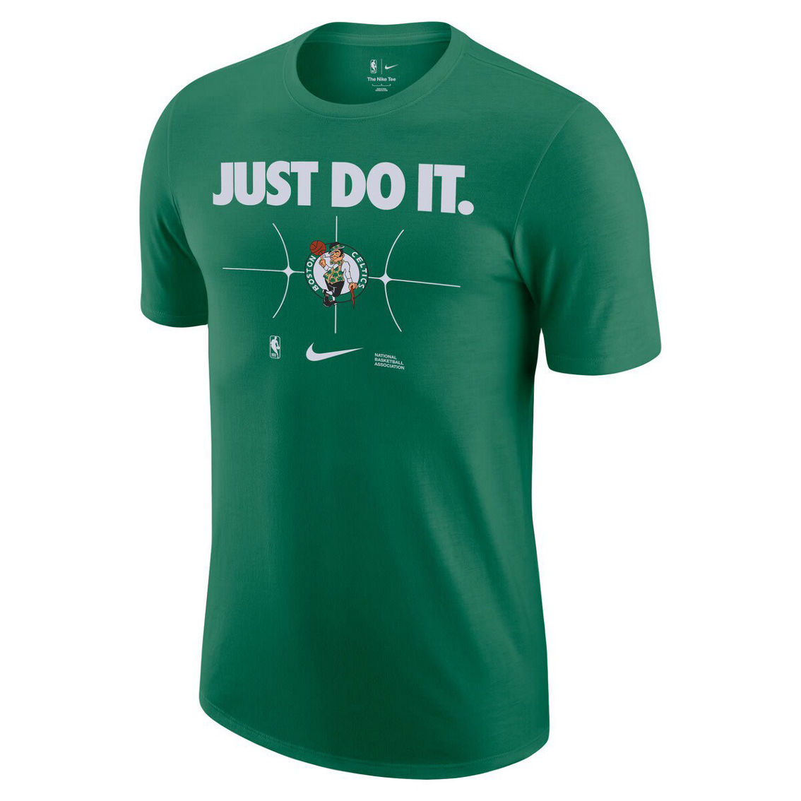Nike Men's Kelly Green Boston Celtics Just Do It T-Shirt - Image 3 of 4