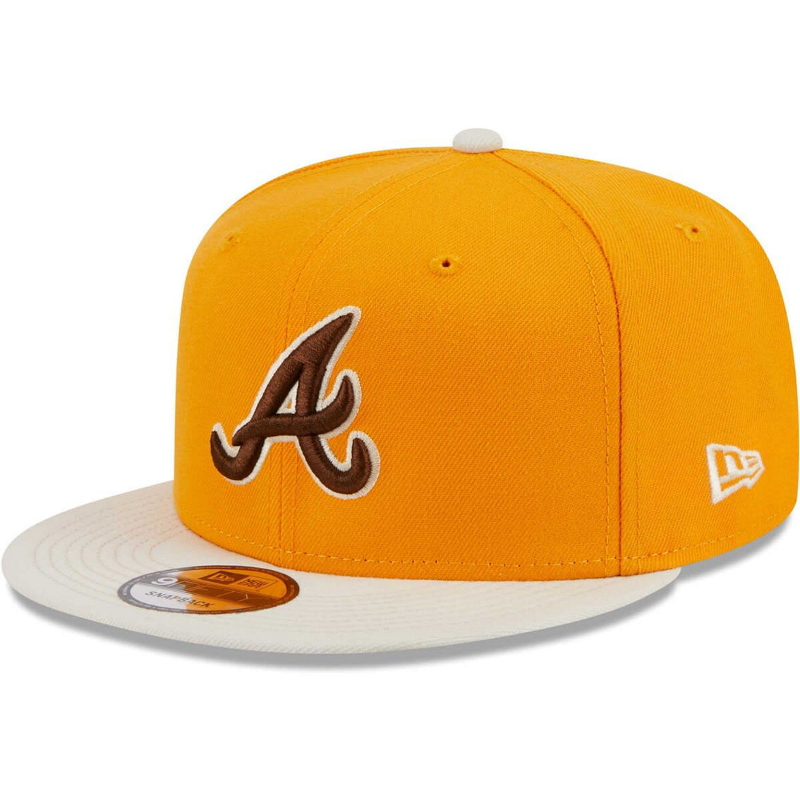 New Era Men's Gold Atlanta Braves Tiramisu 9FIFTY Snapback Hat - Image 2 of 4