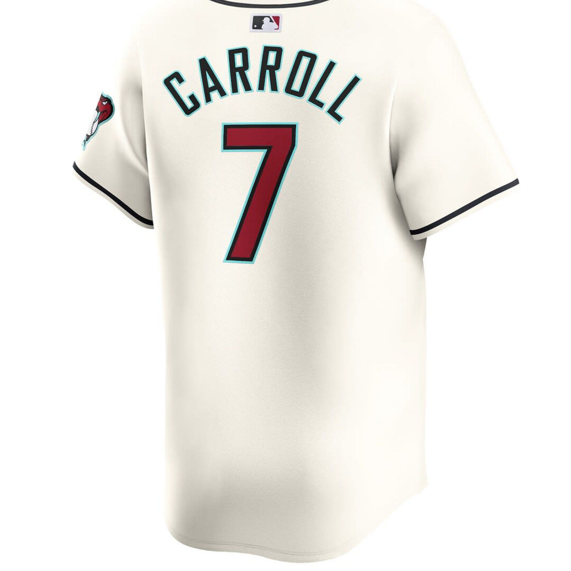 Nike Men's Corbin Carroll White Arizona Diamondbacks Home Limited Player Jersey - Image 4 of 4