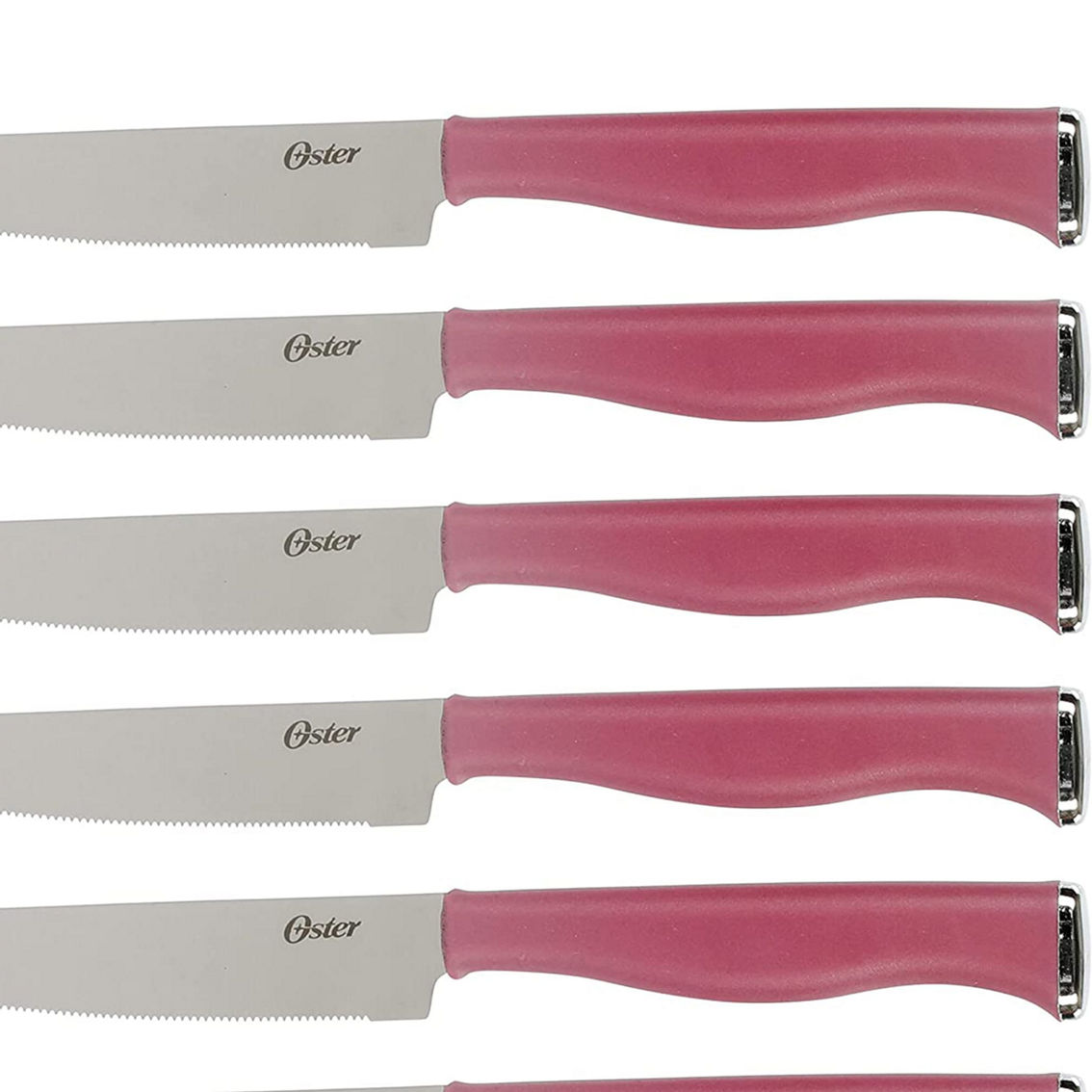 Oster Langmore 15 Piece Stainless Steel Blade Cutlery Set in Purple - Image 4 of 5