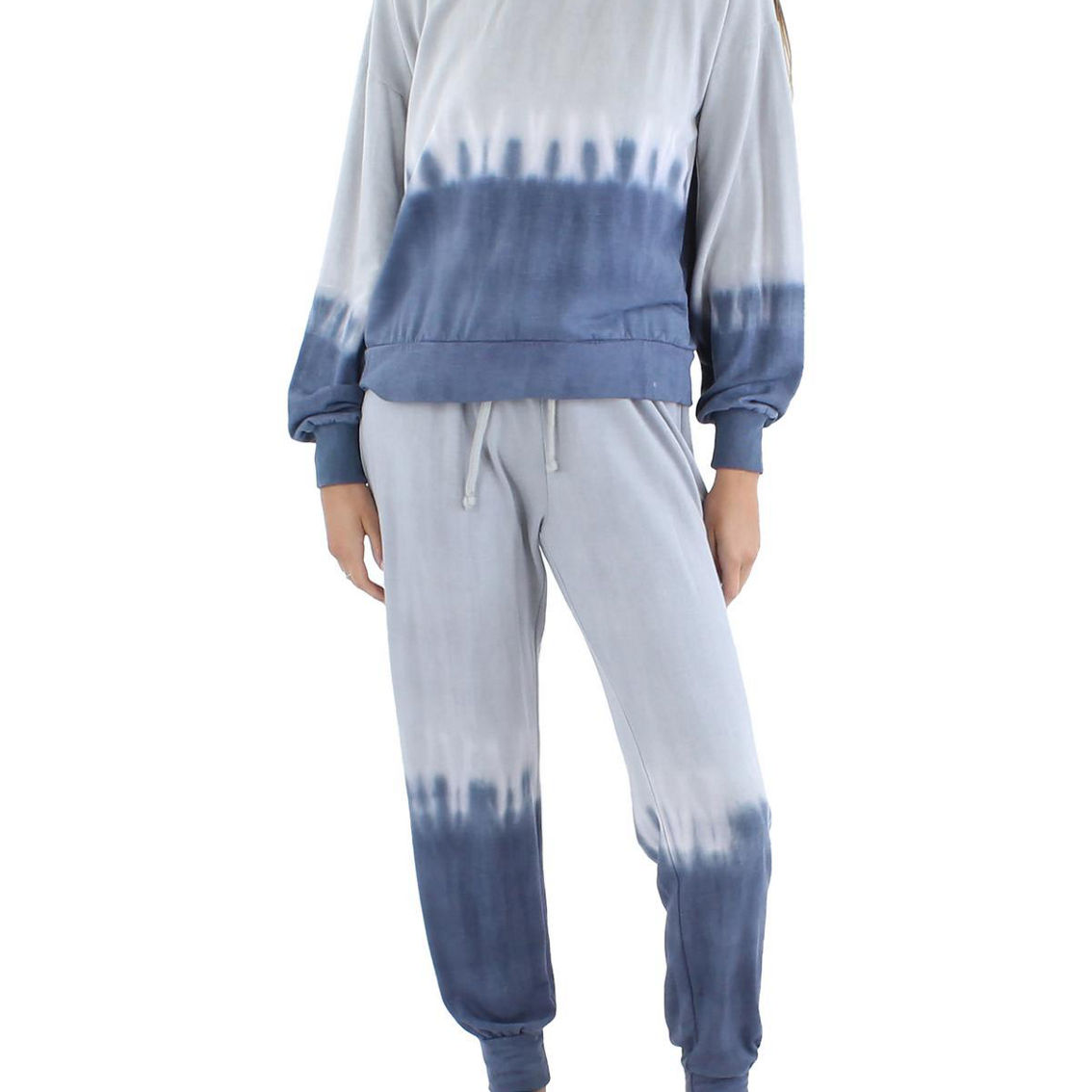 Womens Tie-Dye Fleece Lined Jogger Pants - Image 3 of 3