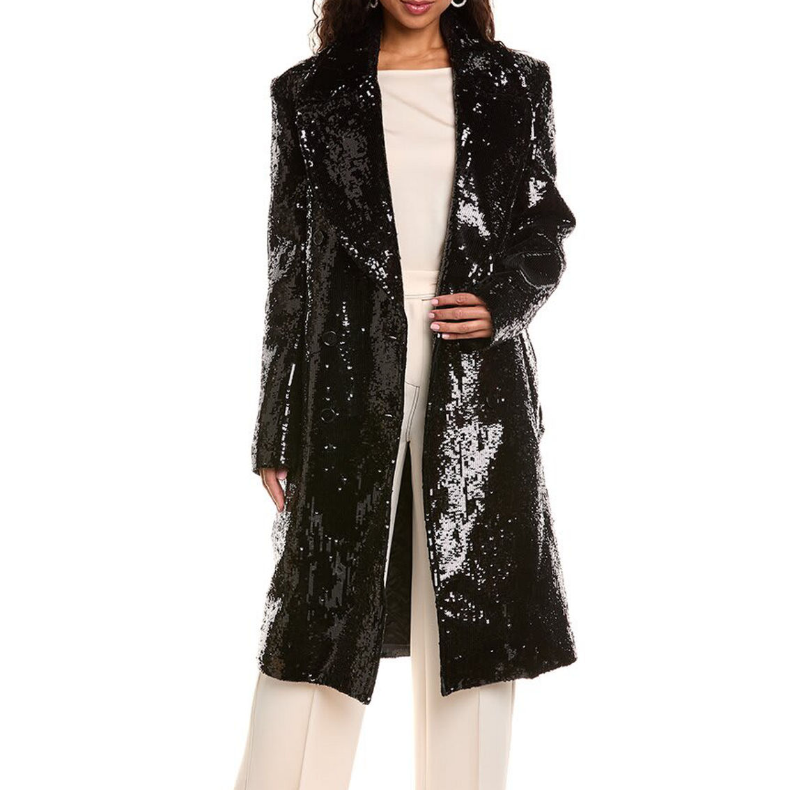 Michael Kors Collection Double Breasted Chesterfield Wool-blend Coat ...