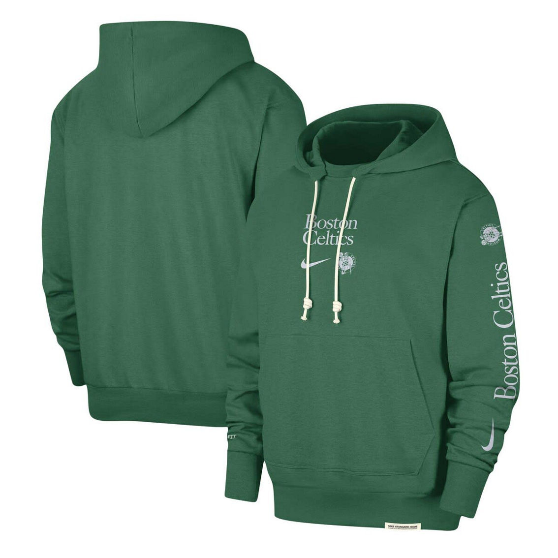 Nike Men's Kelly Green Boston Celtics Authentic Performance Pullover Hoodie - Image 2 of 4