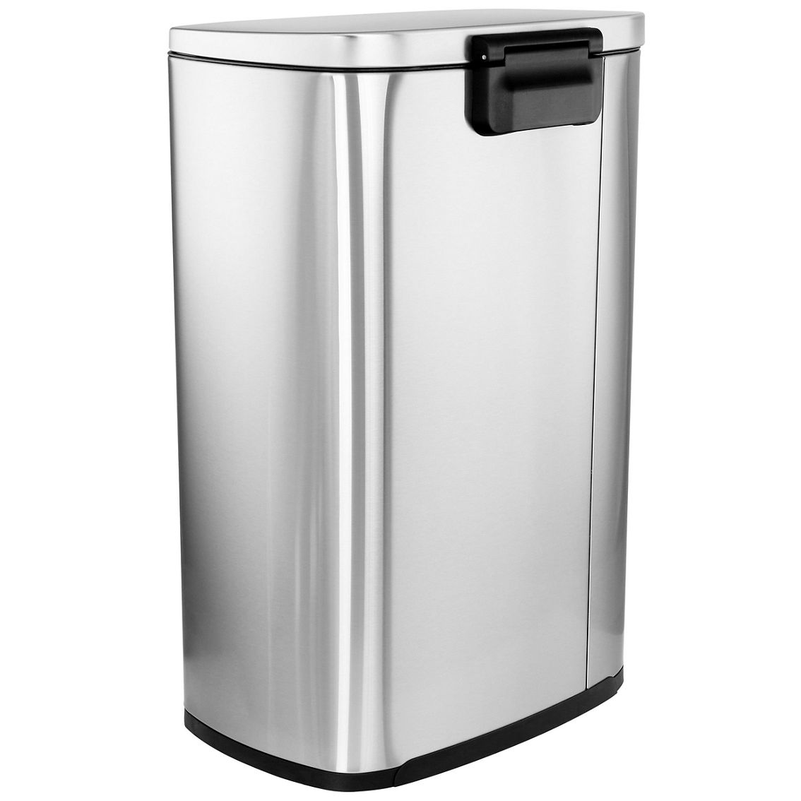Elama 3 Piece 50 Liter and 5 Liter Stainless Steel Step Trash Bin Combo Set with - Image 4 of 5