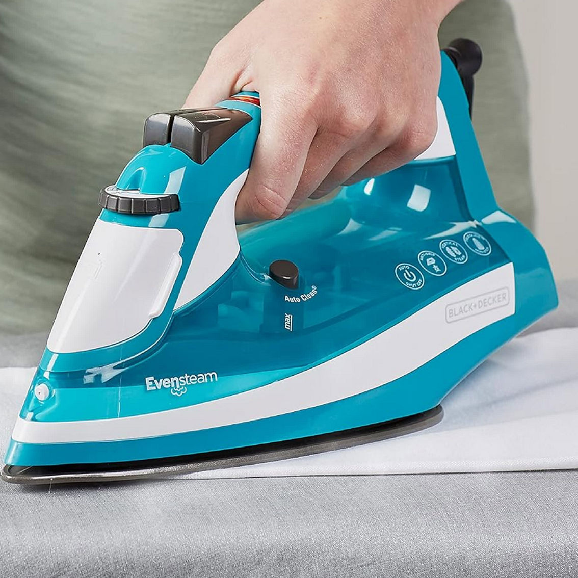 Black+Decker One Step Steam Iron in Turquoise - Image 4 of 4