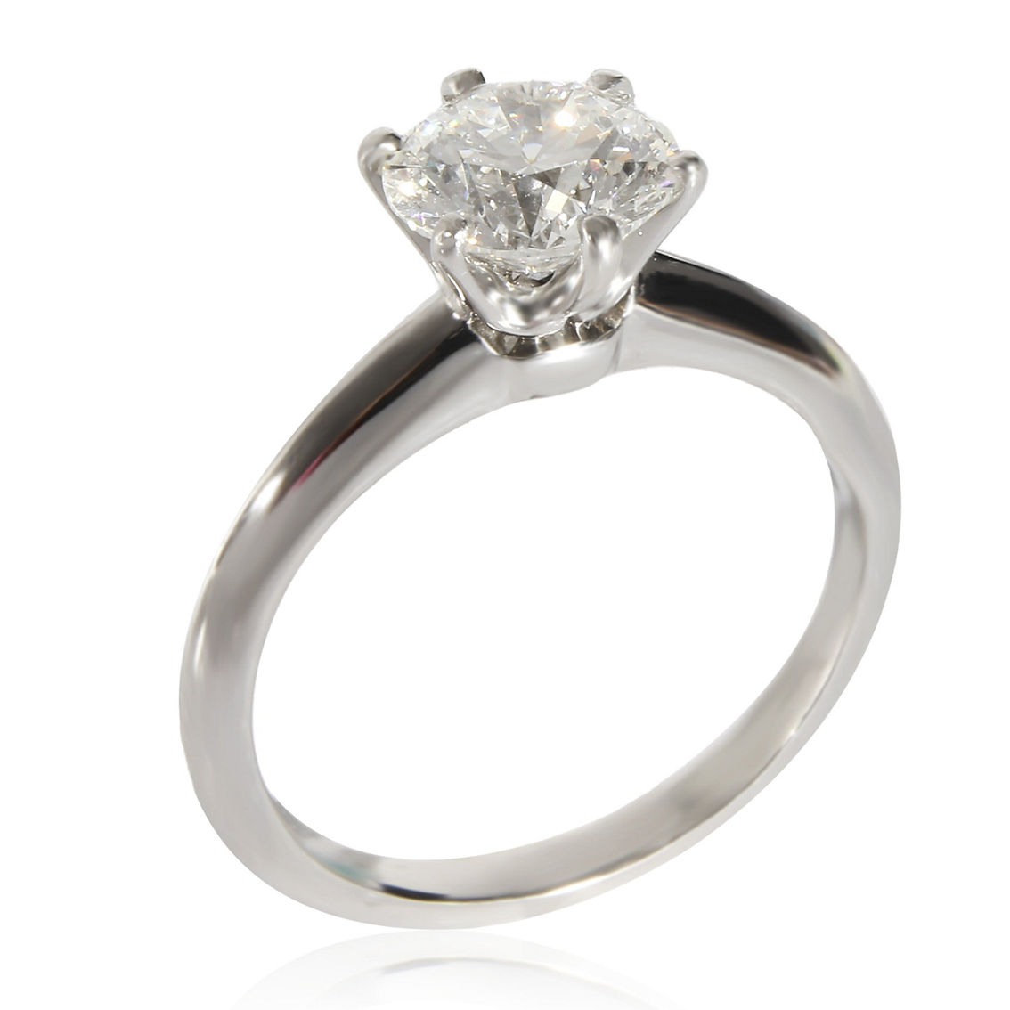 Tiffany & Co. Solitaire Engagement Ring Pre-Owned - Image 3 of 5