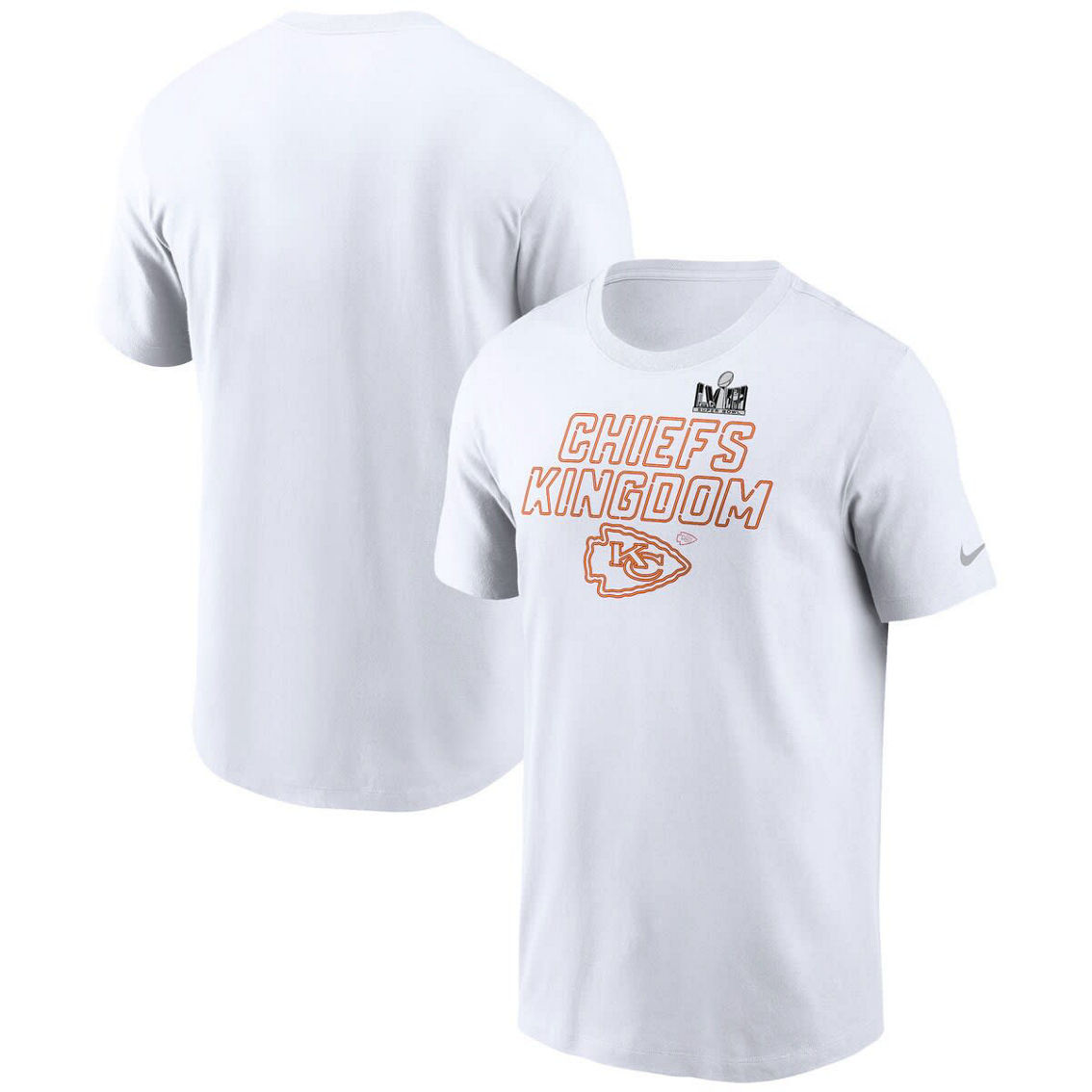 Nike Men's White Kansas City Chiefs Super Bowl LVIII Local T-Shirt - Image 2 of 4