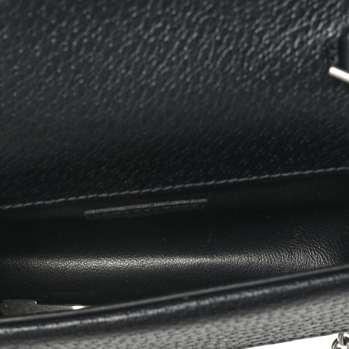 Gucci Dionysus Black GG Denim Super Mini Crossbody Clutch Bag (New) - Image 5 of 5