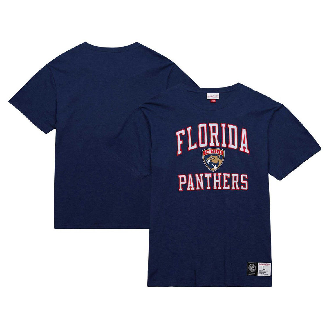 Mitchell & Ness Men's Navy Florida Panthers Legendary Slub T-Shirt - Image 2 of 4