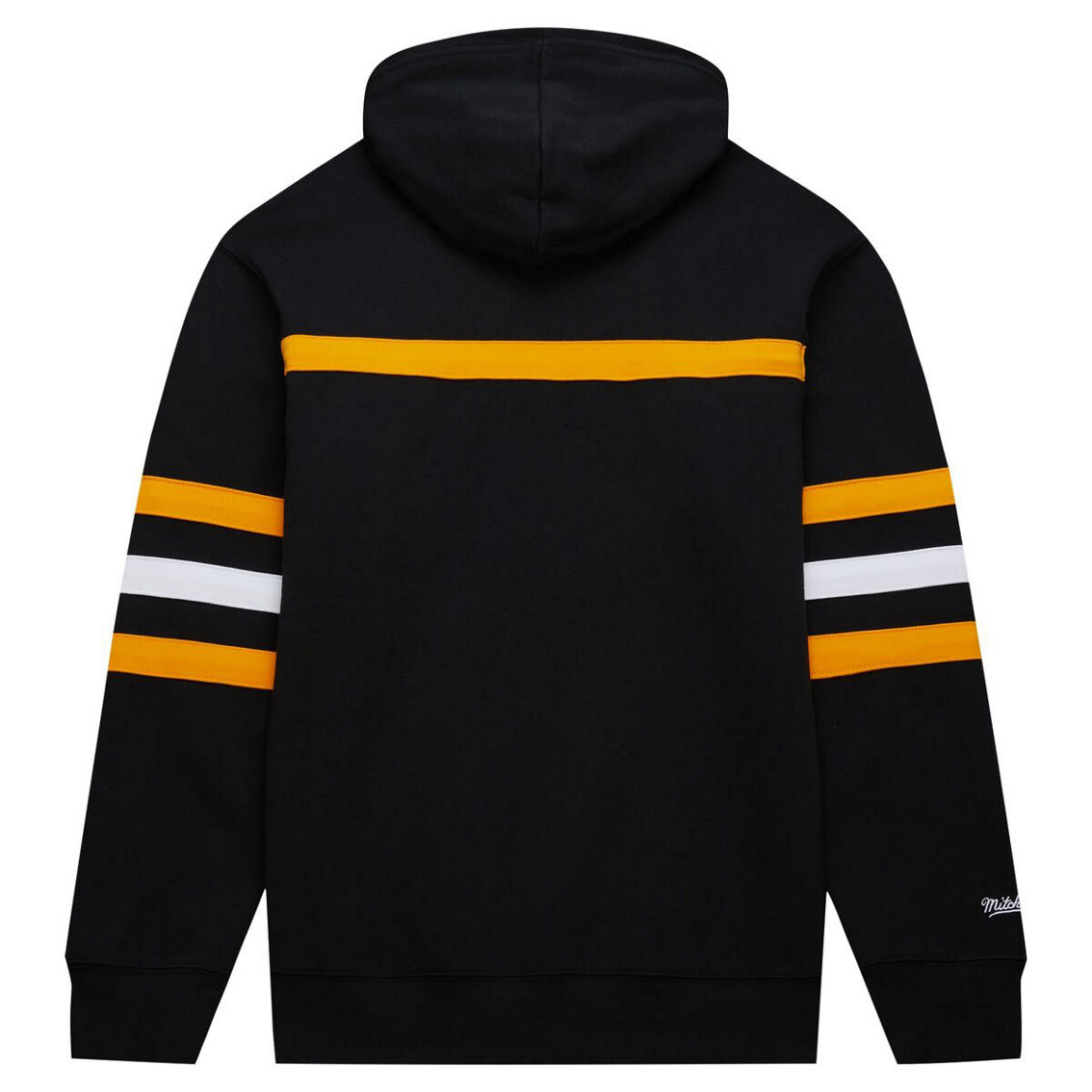 Mitchell & Ness Men's Black Boston Bruins Head Coach Pullover Hoodie - Image 4 of 4