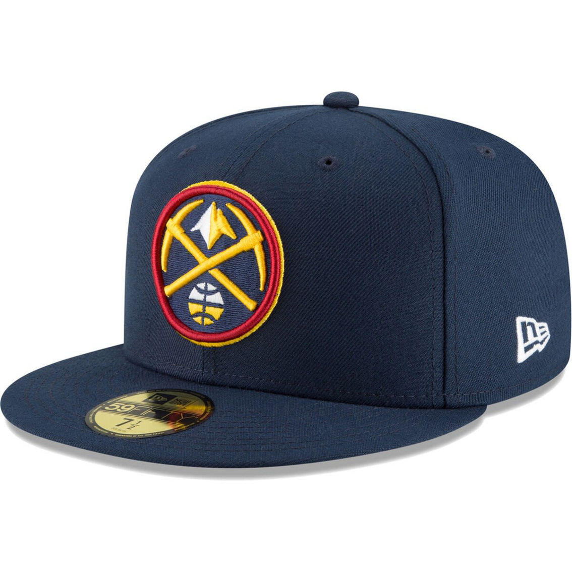 New Era Men's Navy Denver Nuggets Team 59FIFTY Fitted Hat - Image 2 of 4