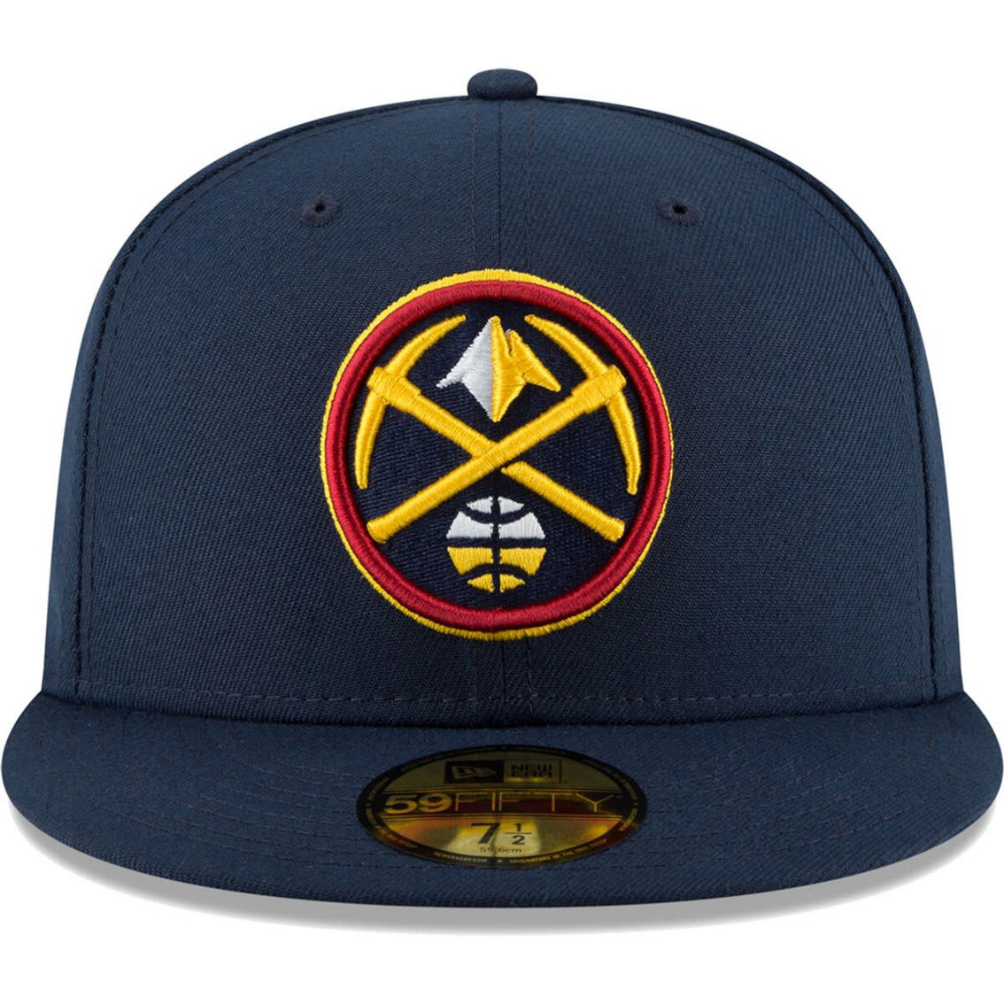 New Era Men's Navy Denver Nuggets Team 59FIFTY Fitted Hat - Image 3 of 4
