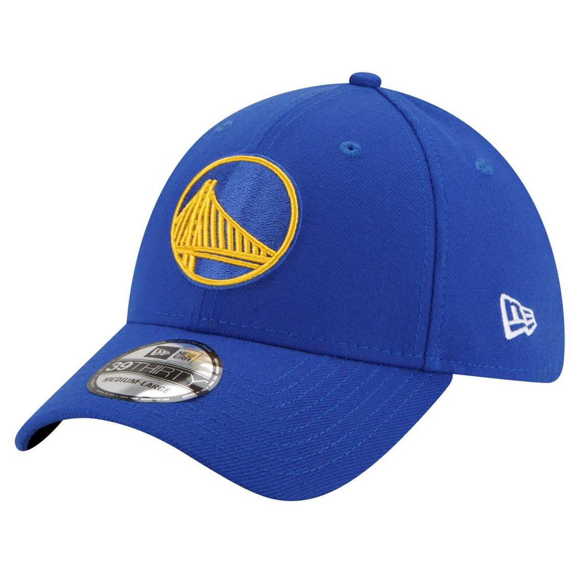 New Era Men's Royal Golden State Warriors Official Team Color 39THIRTY Flex Hat - Image 2 of 4