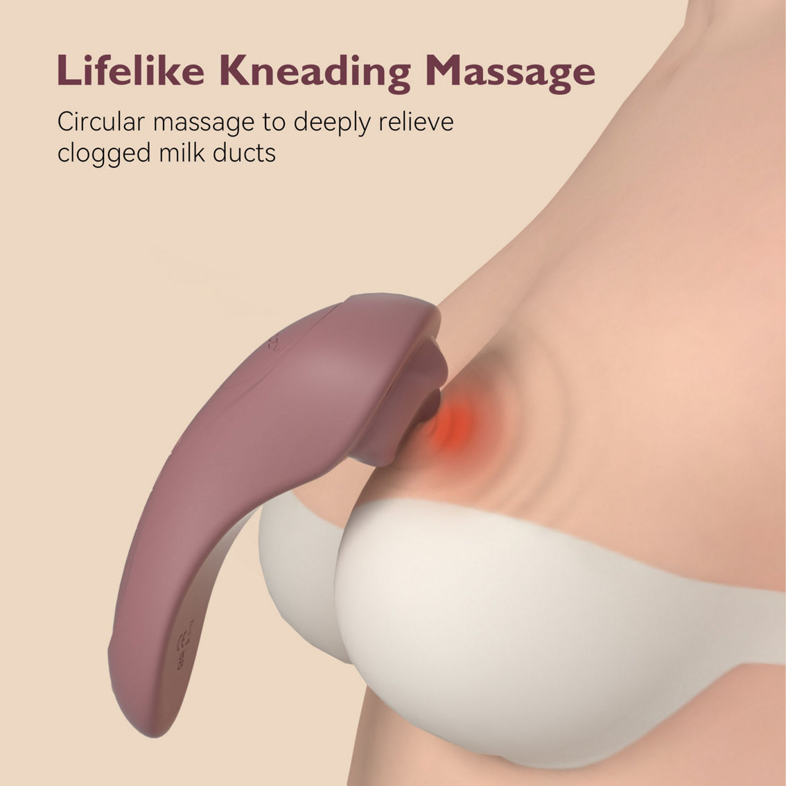 Momcozy 3-in-1 Kneading Lactation Massager - Image 3 of 4