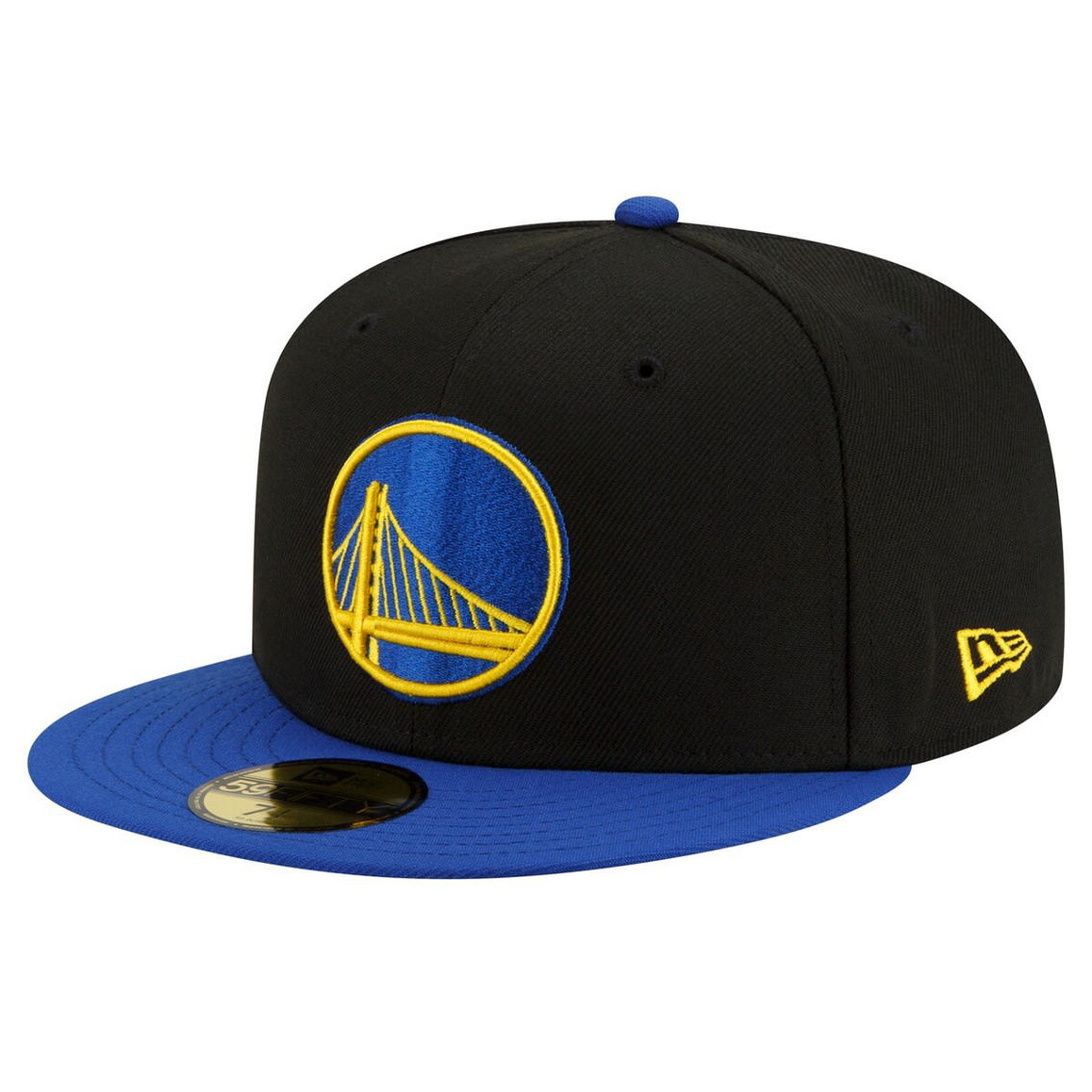 New Era Men's Black/Royal Golden State Warriors 2-Tone 59FIFTY Fitted Hat - Image 2 of 4