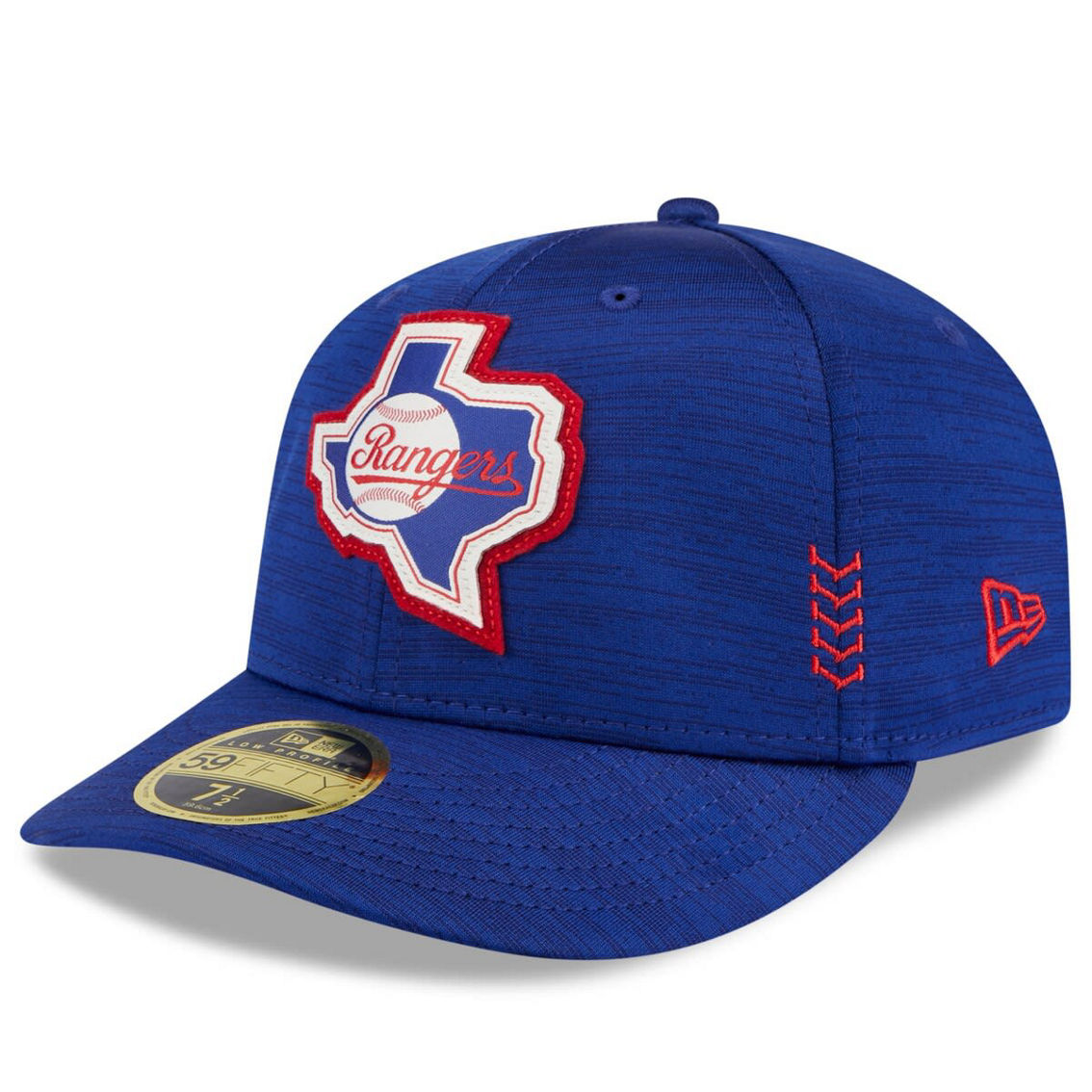 New Era Men's Royal Texas Rangers 2024 Clubhouse Low 59FIFTY Fitted Hat - Image 2 of 4