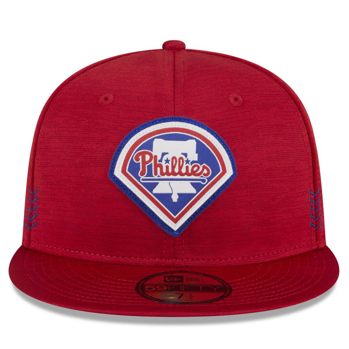 New Era Men's Red Philadelphia Phillies 2024 Clubhouse 59FIFTY Fitted Hat - Image 3 of 4