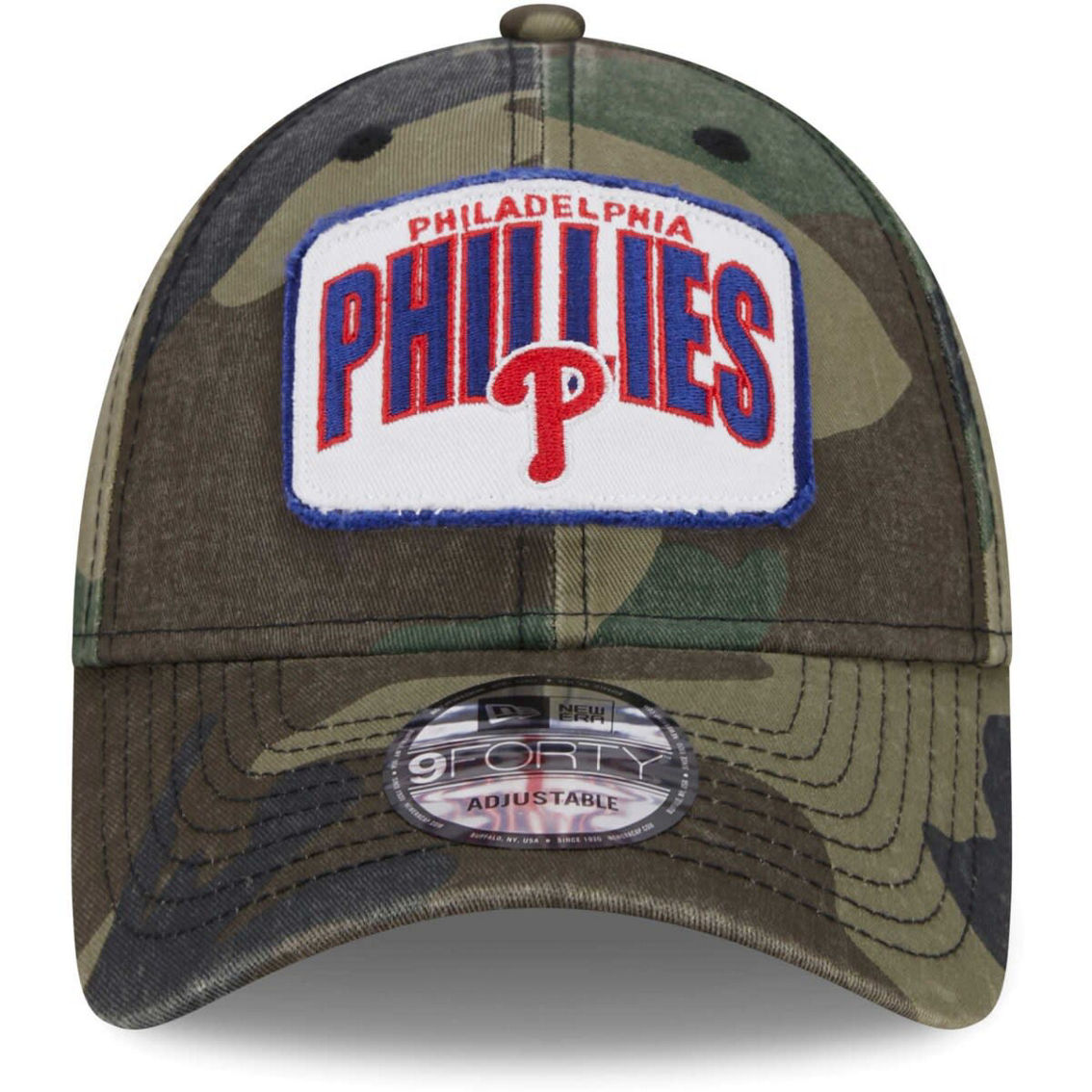 New Era Men's Camo Philadelphia Phillies Gameday 9FORTY Adjustable Hat - Image 3 of 4