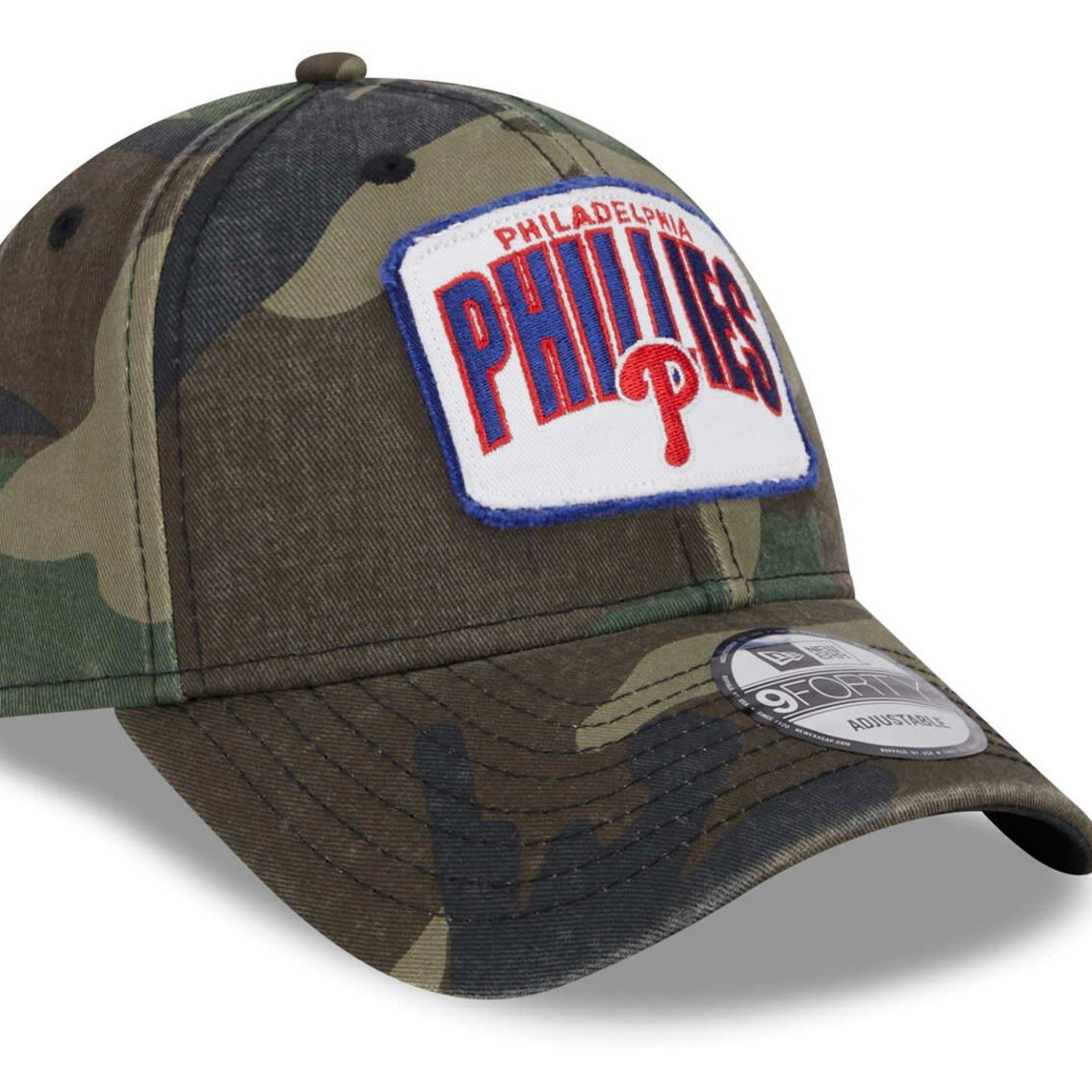 New Era Men's Camo Philadelphia Phillies Gameday 9FORTY Adjustable Hat - Image 4 of 4