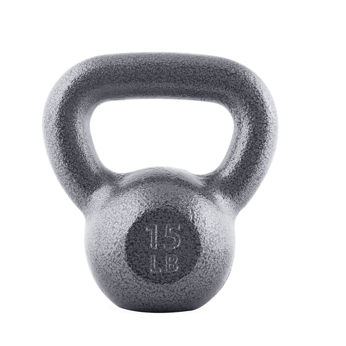 15 Lb. Cast Iron Kettlebell in GRAY - Image 2 of 2