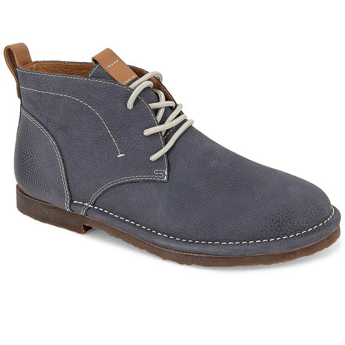 Albert Mens Leather Lace-Up Chukka Boots - Image 4 of 4