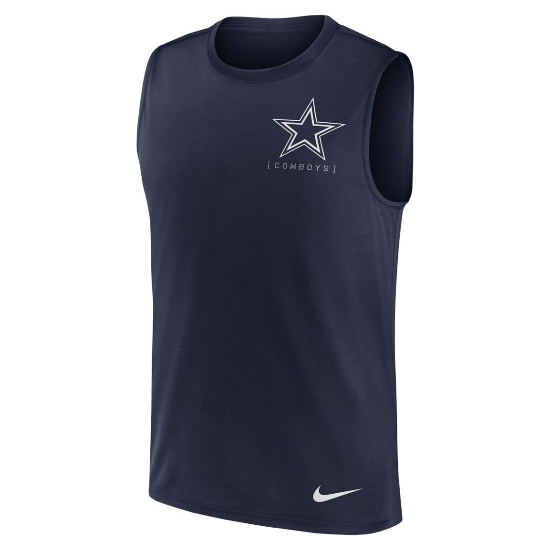 Nike Men's Navy Dallas Cowboys Muscle Tank Top - Image 3 of 4