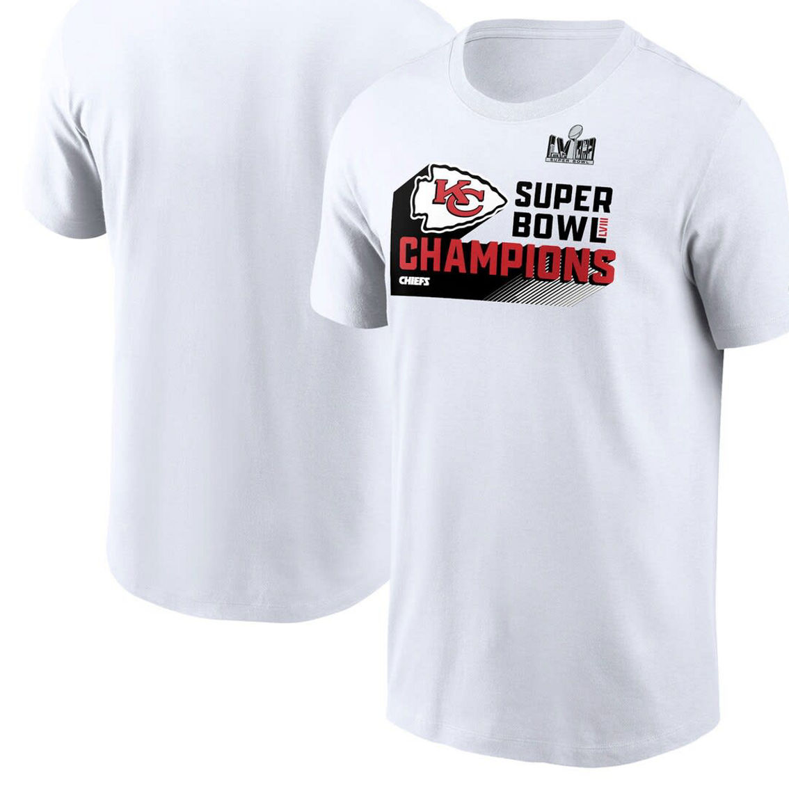 Nike Men's White Kansas City Chiefs Super Bowl LVIII s Iconic T-Shirt - Image 2 of 4