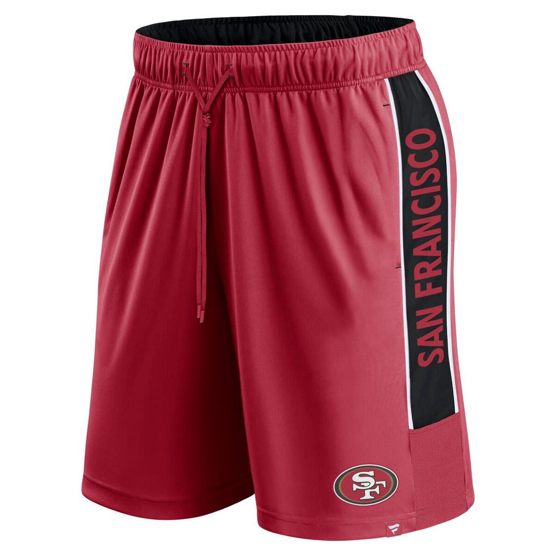 Fanatics Branded Men's Scarlet San Francisco 49ers Win The Match Shorts - Image 3 of 4