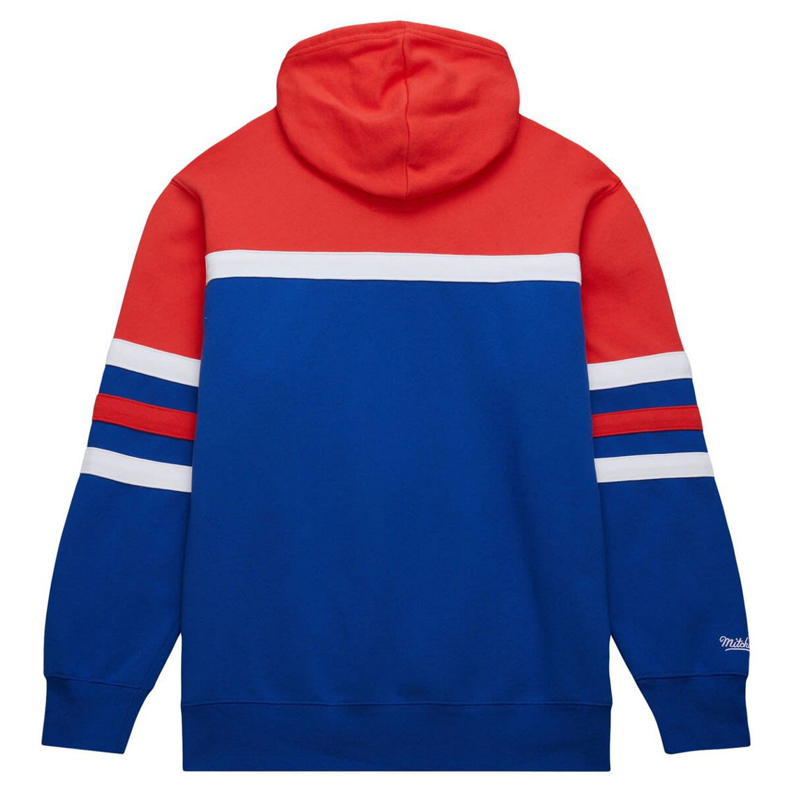 Mitchell & Ness Men's Royal/Red Denver Nuggets Head Coach Pullover Hoodie - Image 4 of 4