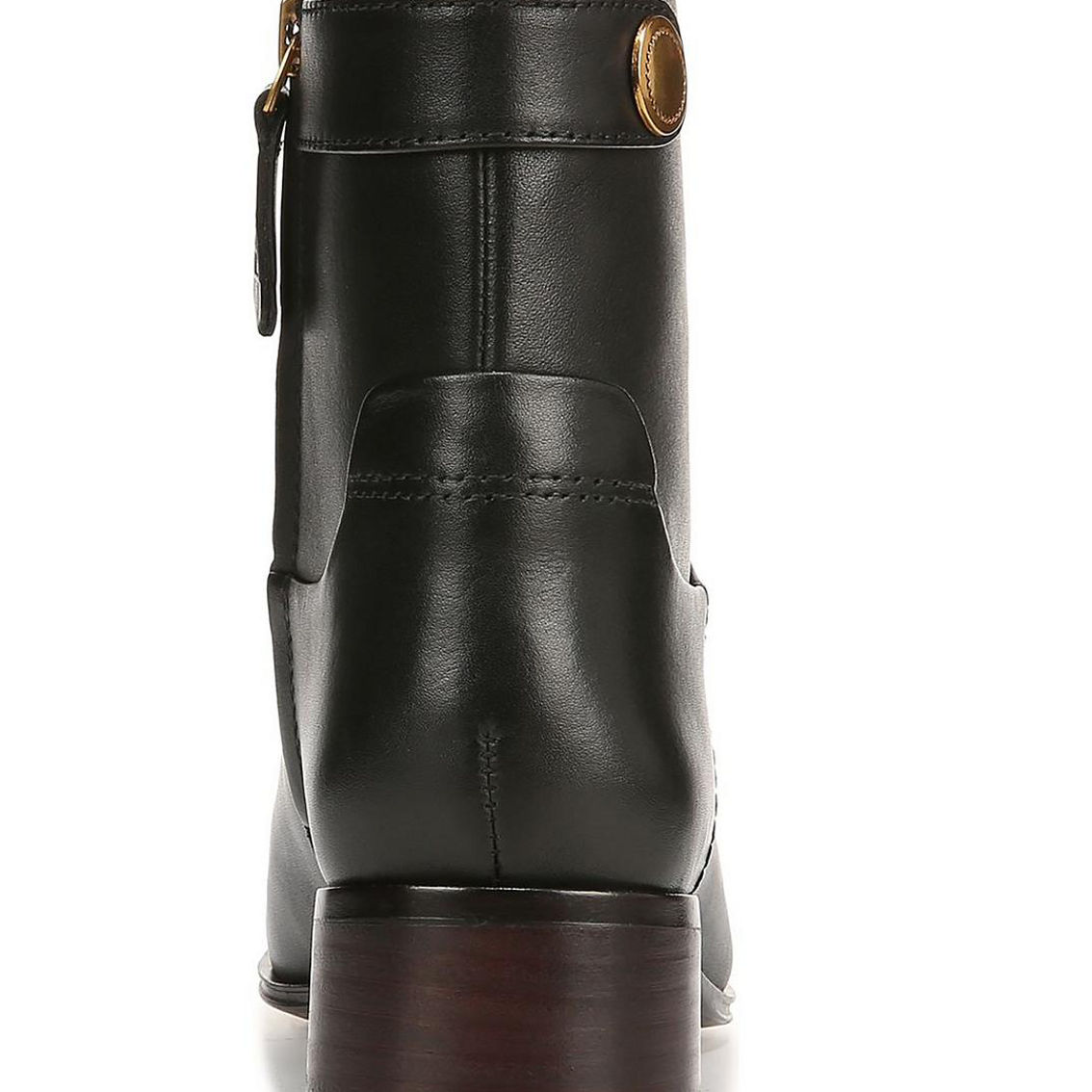 Joanne Womens Leather Western Ankle Boots - Image 2 of 4
