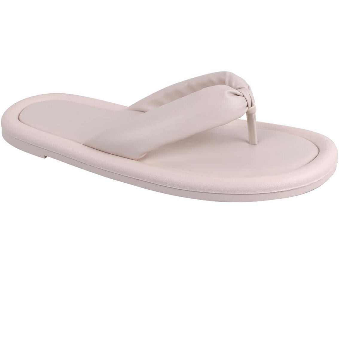 Citizen Womens Vegan Leather Thong Flat Sandals - Image 4 of 4