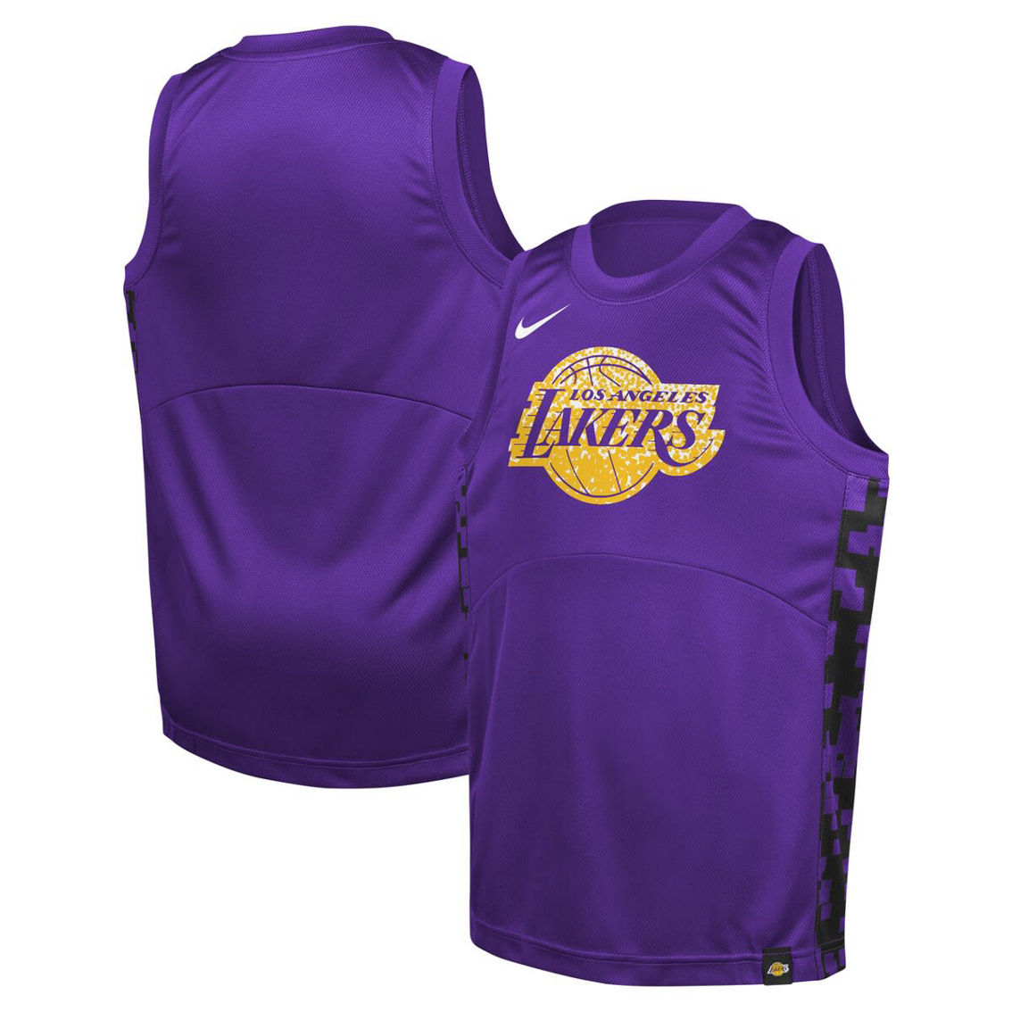 Nike Youth Purple Los Angeles Lakers Courtside Starting Five Team Jersey - Image 2 of 4